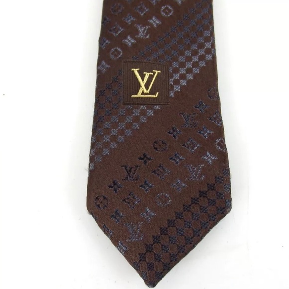 LOUIS VUITTON Monogram Silk Tie 😍 - Picture 5 of 10